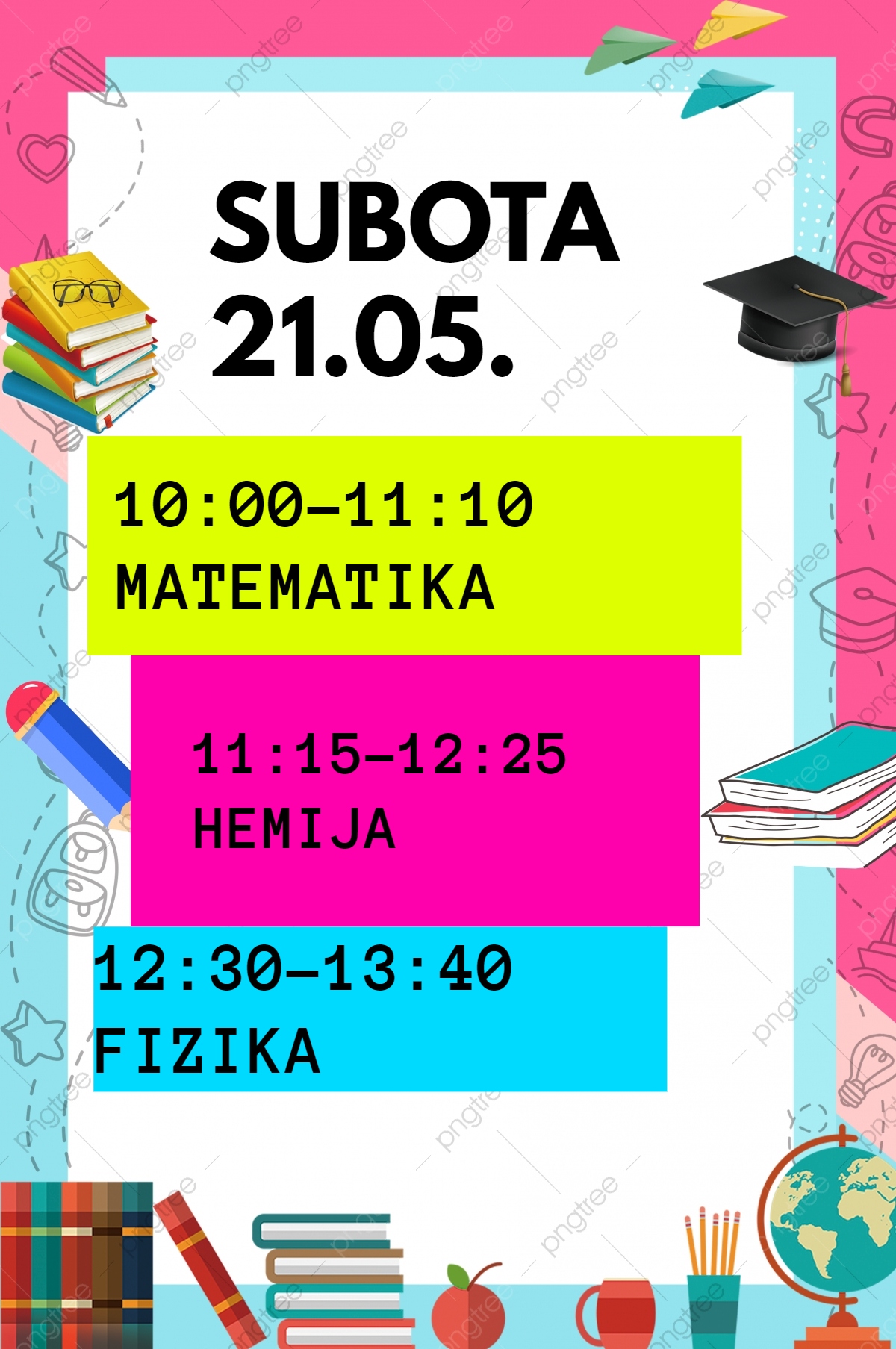 pripremna nastava matematika engleski hemija kikinda