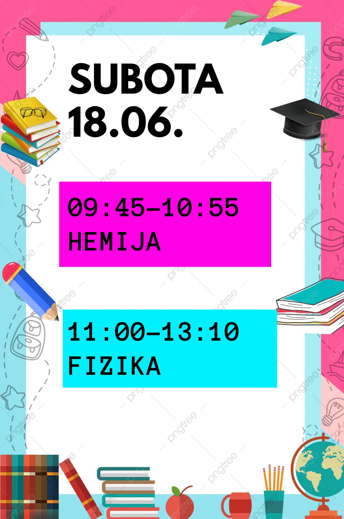 pripremna nastava matematika engleski hemija kikinda